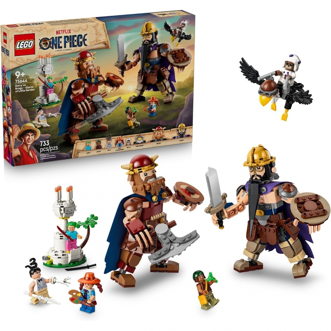 Lego One Piece Dorry vs. Brogy - Giants of Little Garden