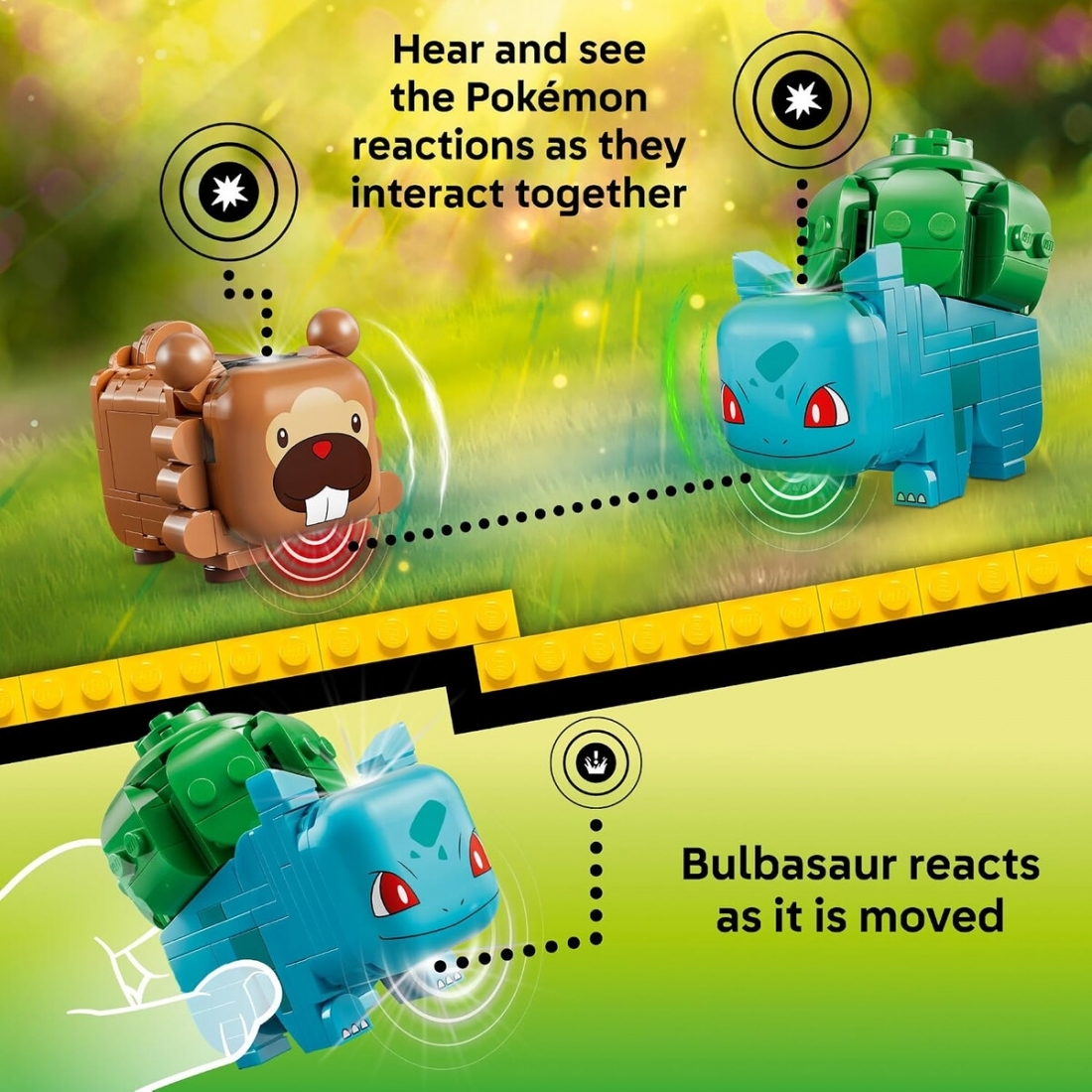 Lego Pokemon Berry Bash with Bulbasaur and Bidoof