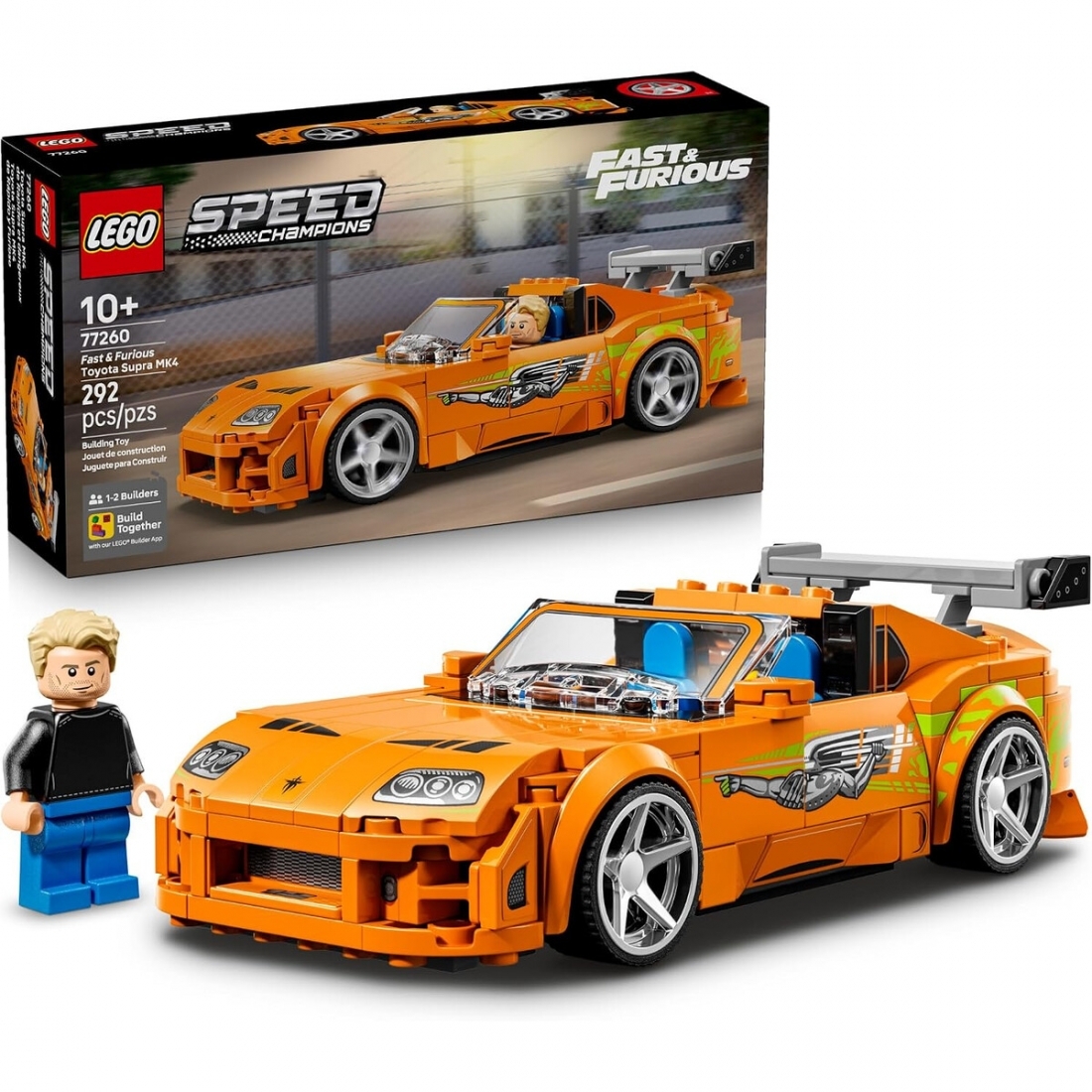 Lego Speed Champions The Fast and Furious Toyota Supra MK4