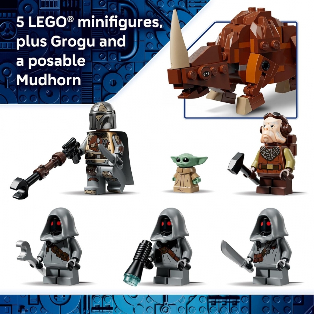 Lego Star Wars Offworld  Sandcrawler and Mudhorn