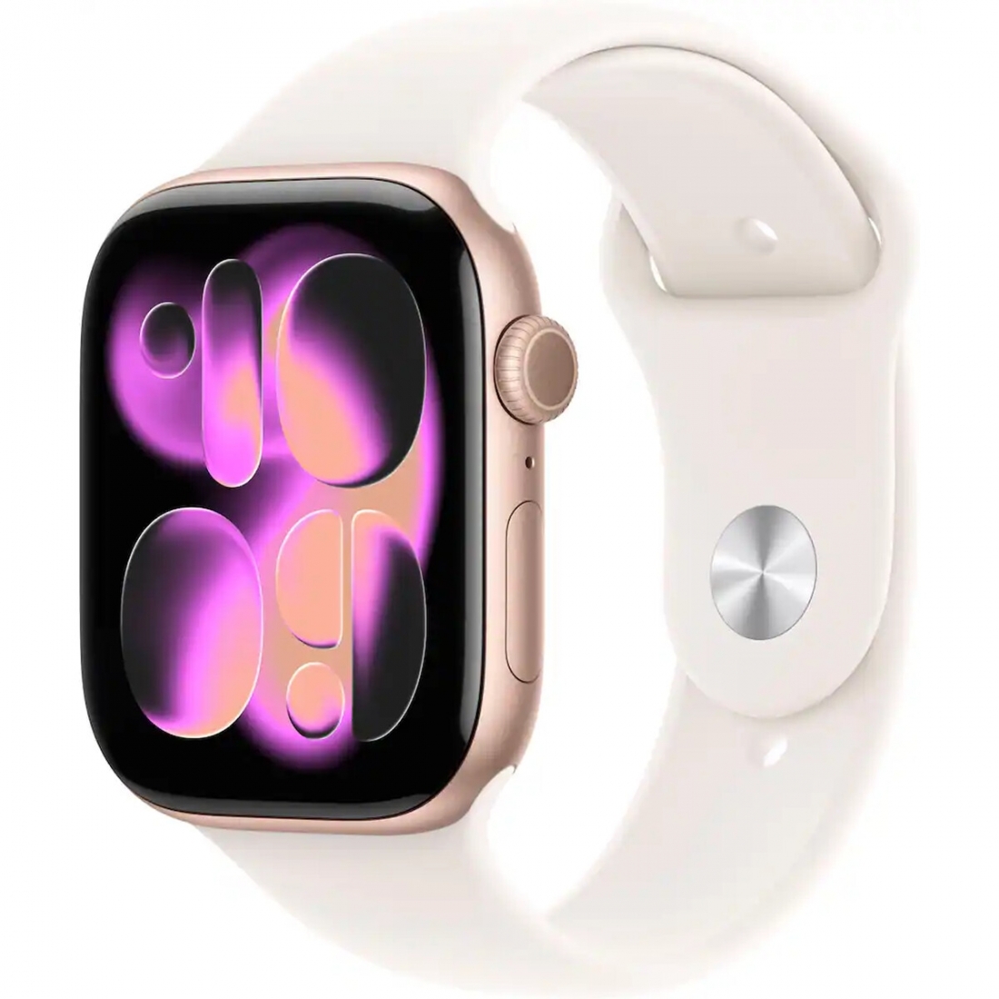 Apple Watch Series 11 (GPS) - 46mm Aluminum Case, Blush Sport Band SM,