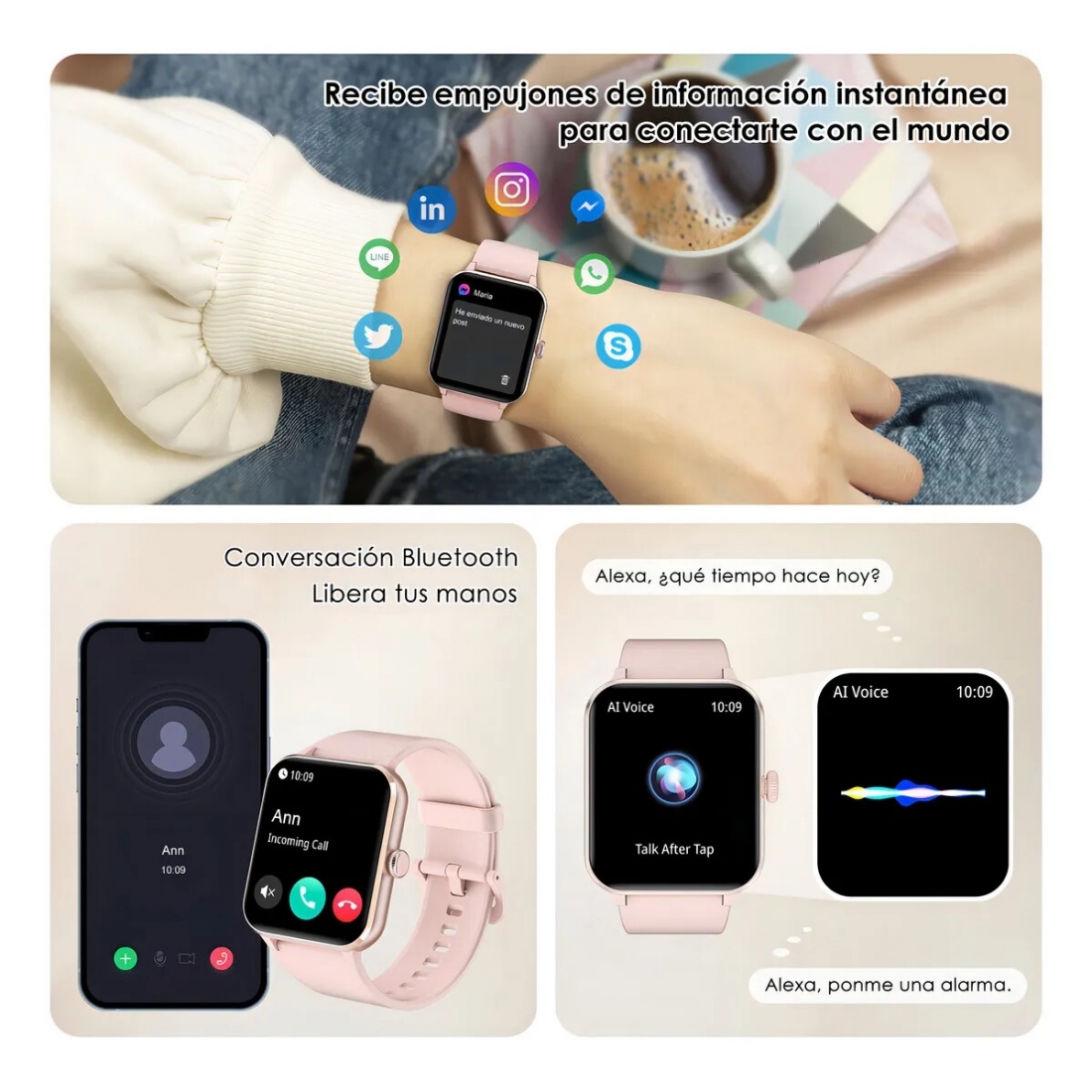 Blackview Smart Watch R50 - 1.85,  BT Calling (UPC # 6931548317531) - 