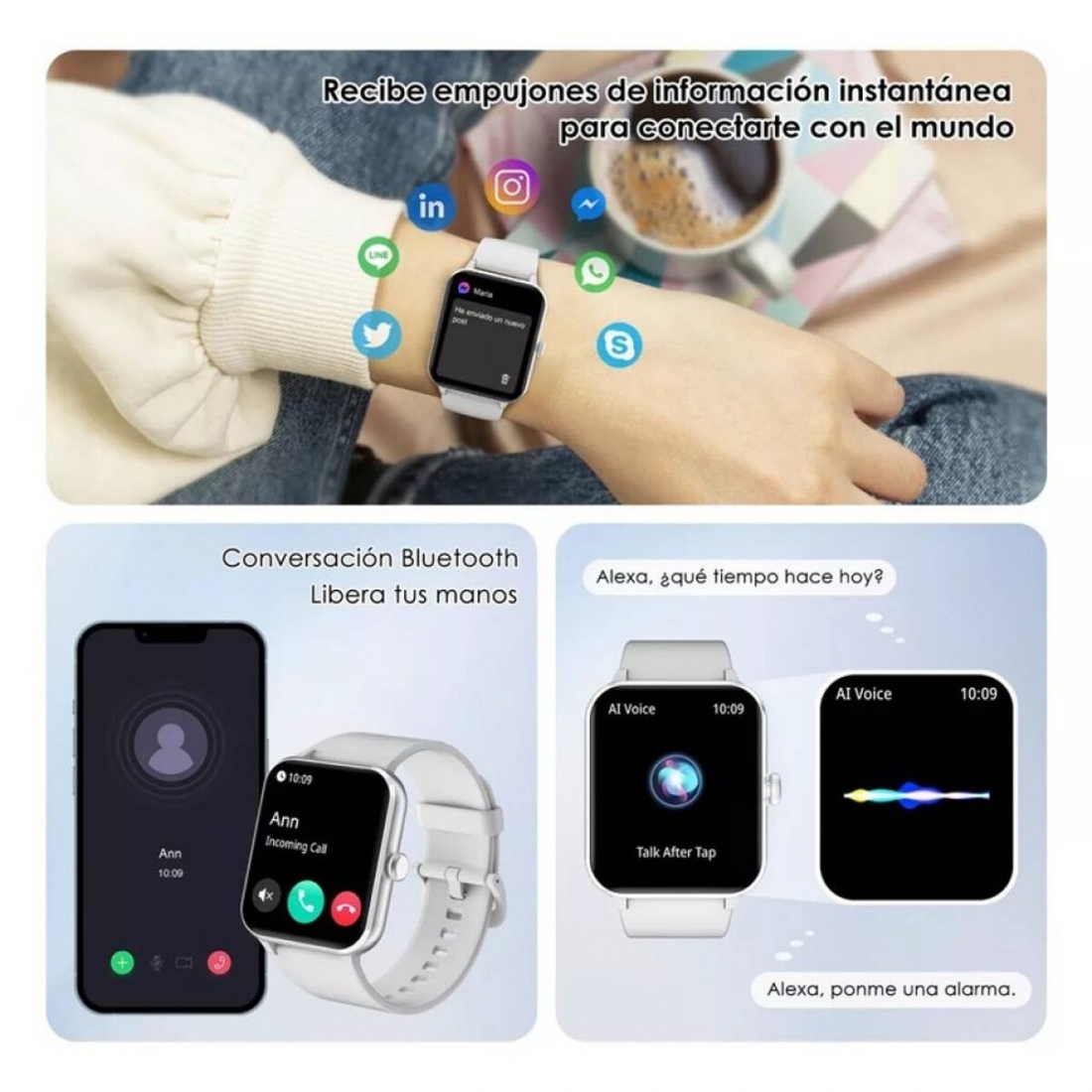 Blackview Smart Watch R50 - 1.85,  BT Calling (UPC # 6931548317531) - 