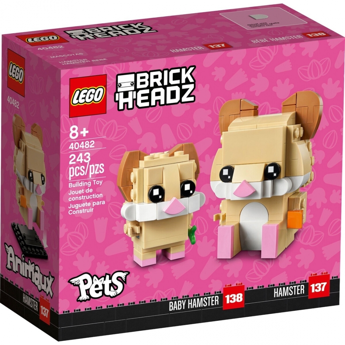 Lego BrickHeadz Pets Baby Hamster + Hamster
