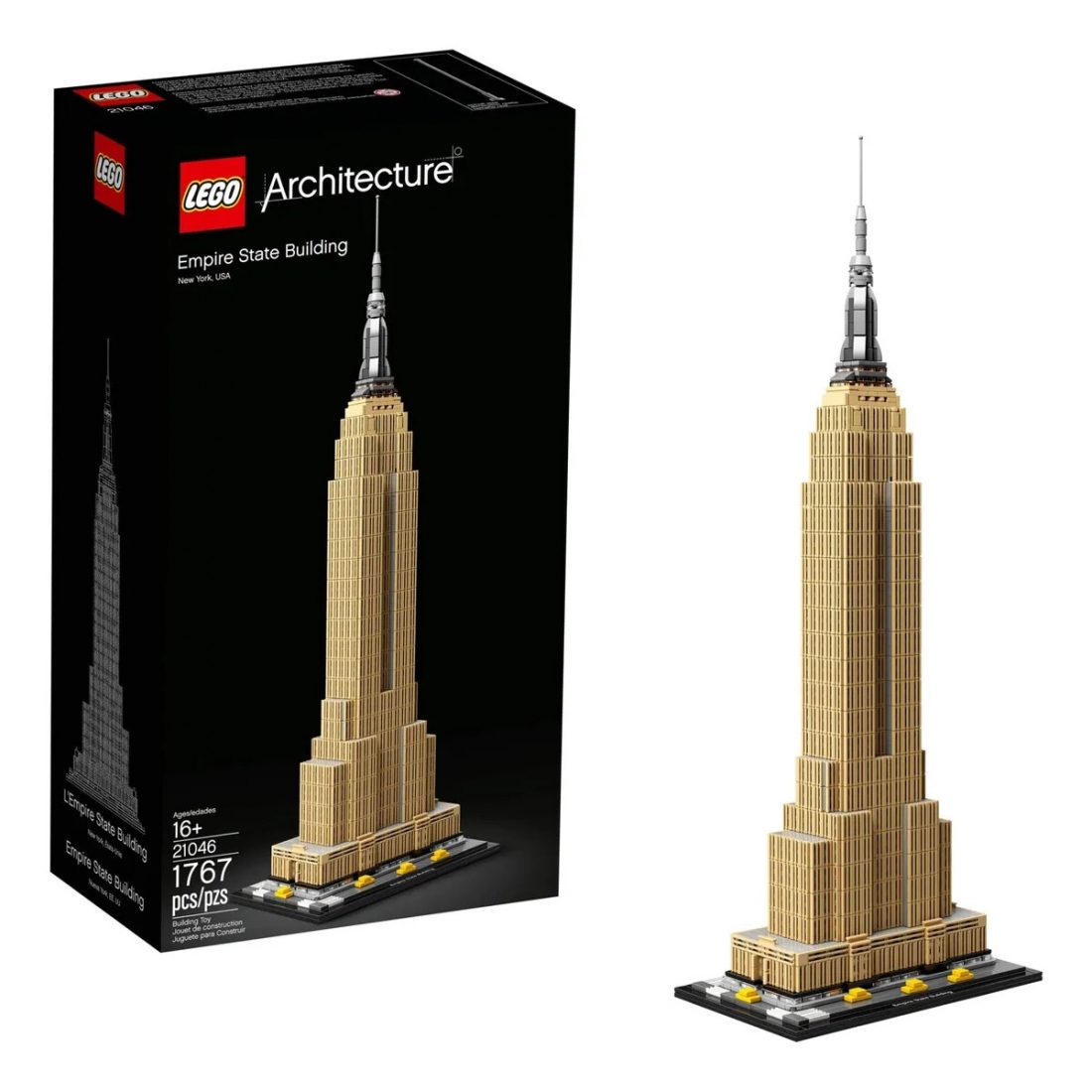 Lego Stick-On Magnet Empire State Building