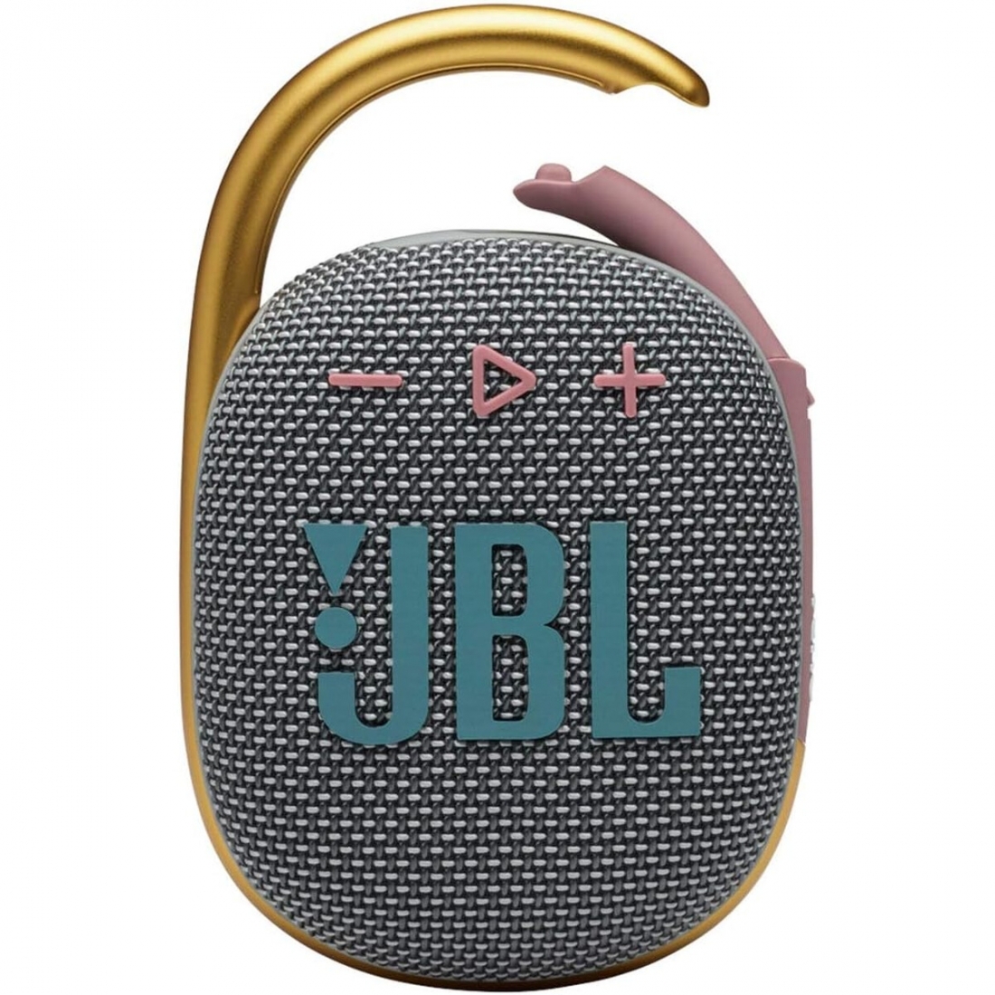 JBL Clip 4 - Portable Waterproof Bluetooth Speaker, Gray, P/N: JBLCLIP4GRYAM