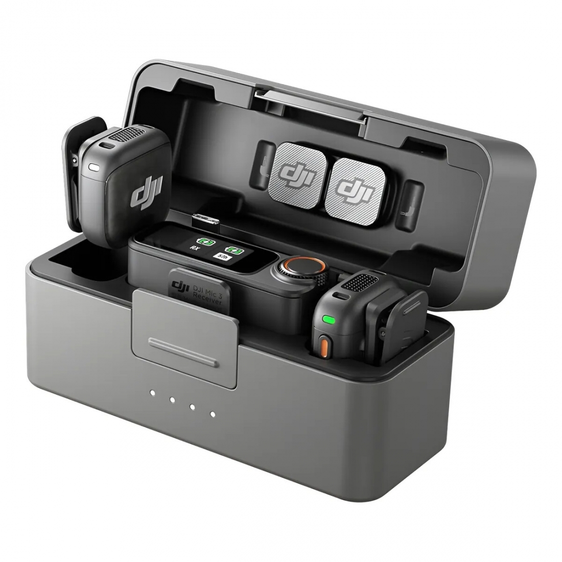 DJI MIC 3 WIRELESS MICROPHONE TRANSMITTER X2 + RECEIVER X1 + CHARGING 