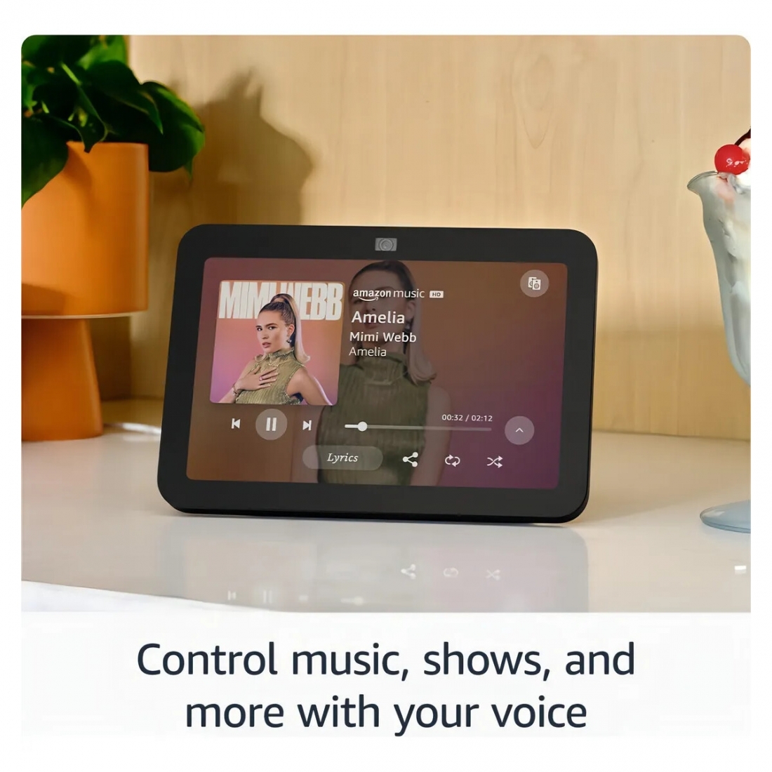 Amazon Echo Show 8 Smart Display with Alexa (3rd Gen) - White - B0BLS3