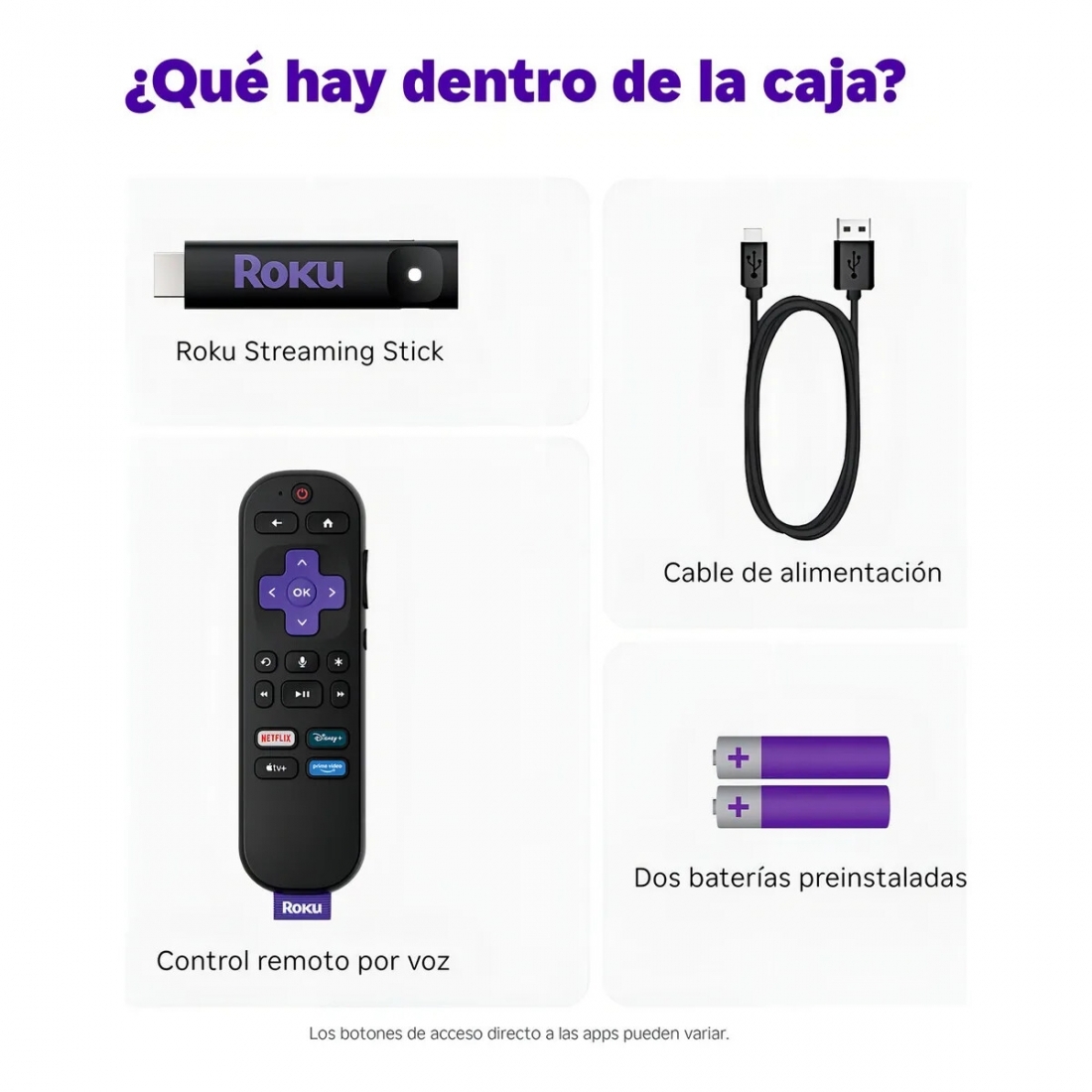 Roku Streaming Stick HD 2025 - 3840R/3840RW