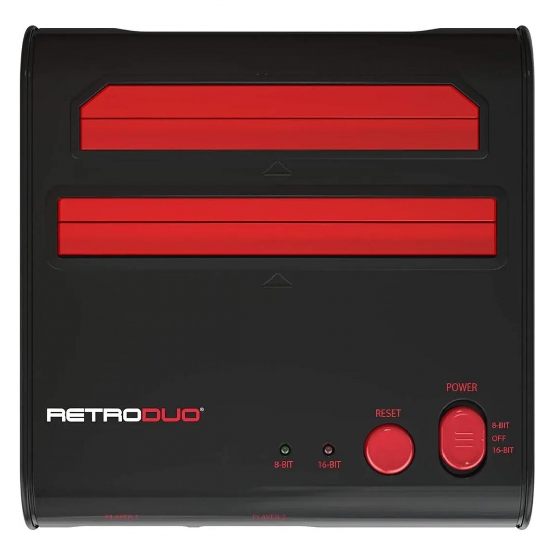 RetroDuo Console SNES & NES Dual 2in1 System Red/Black (Retro-Bit)