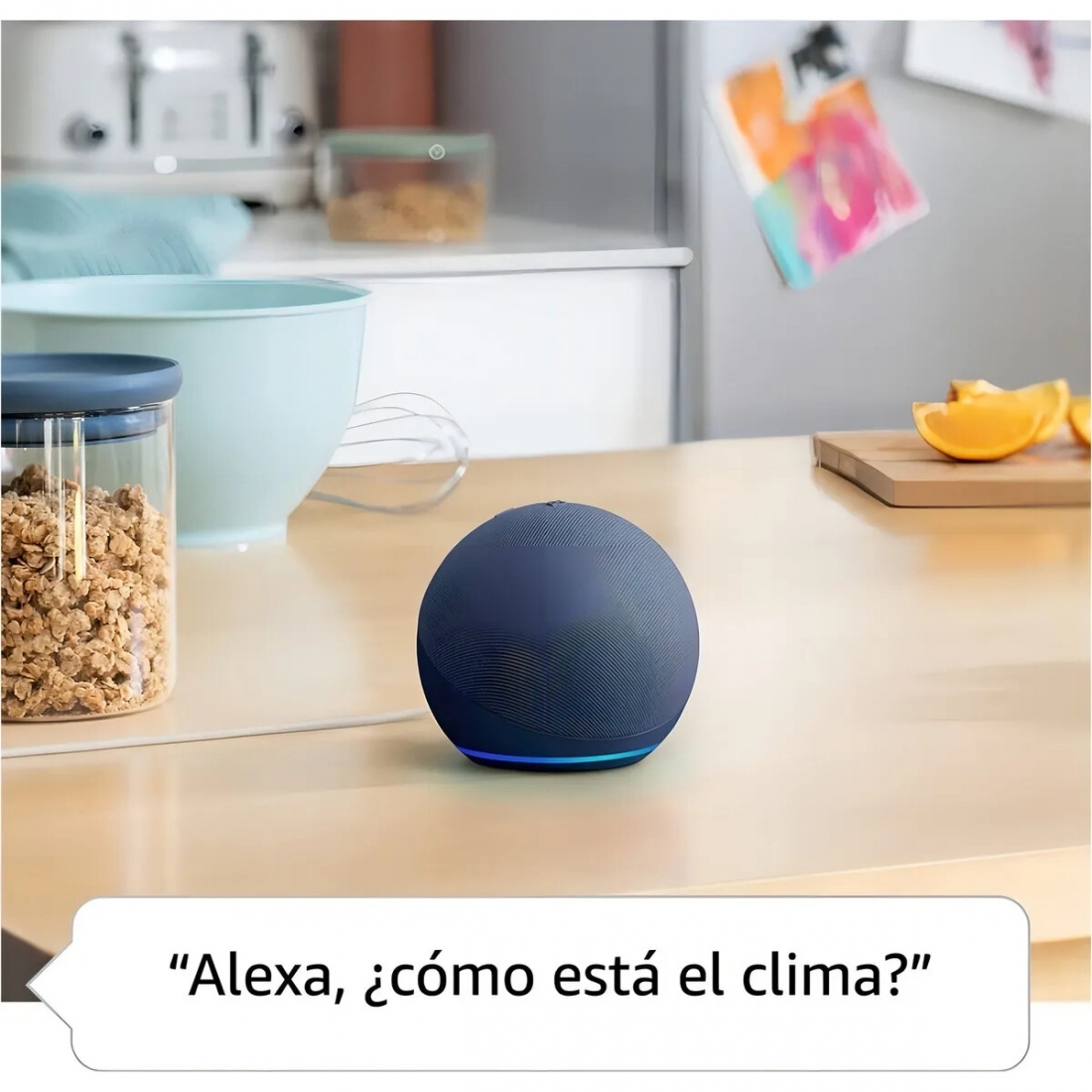 Amazon Echo Dot (5th Gen) - Deep Sea Blue - B09B93ZDG4
