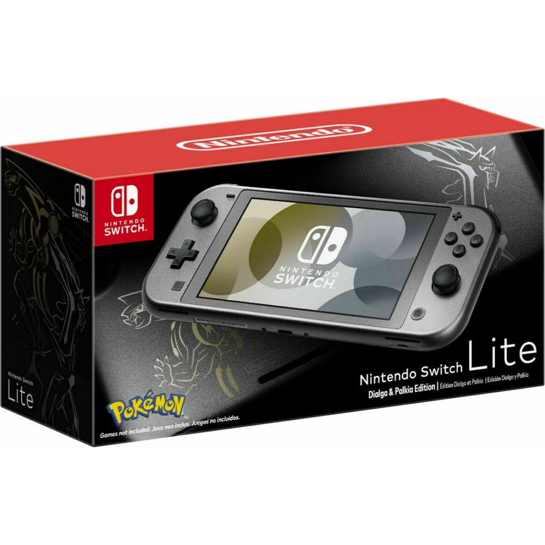 Nintendo Switch Lite Portable Console - 32GB, Dialga & Palkia Edition,