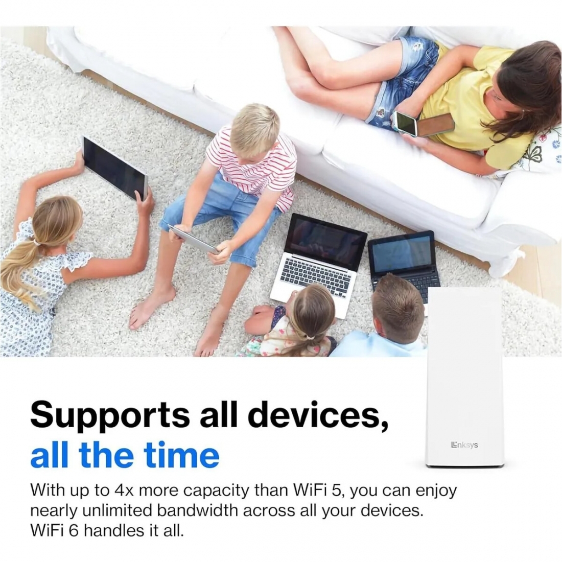 Linksys Atlas Pro 6 Dual Band Mesh WiFi 6 2PK AX5400