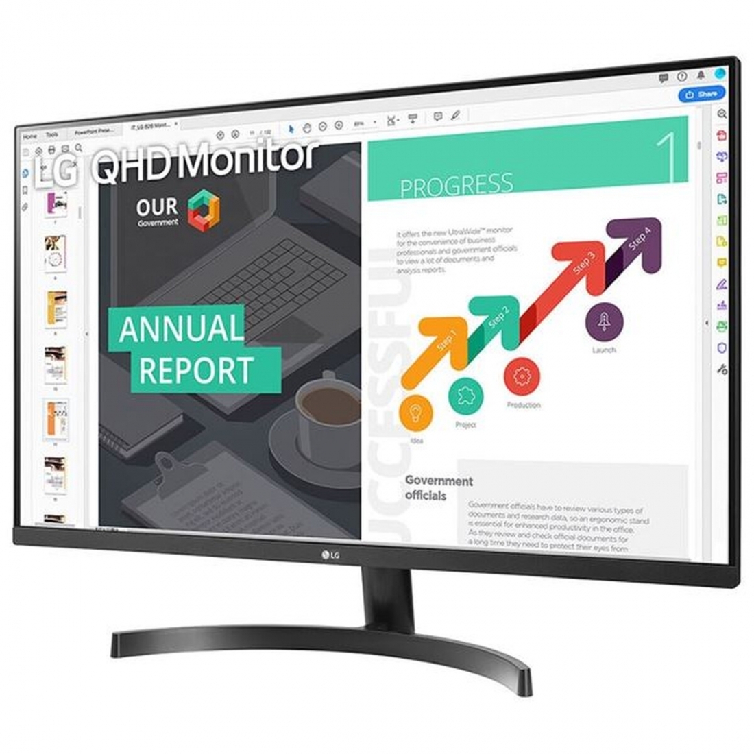 LG 32 QHD IPS HDR10 Monitor with AMD FreeSync