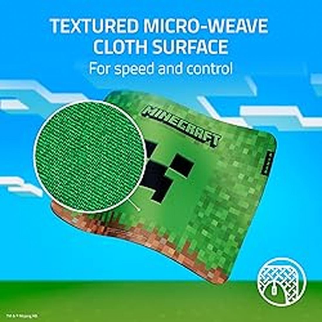 Razer Gigantus V2 - Soft Gaming Mouse Mat - Medium - Minecraft Edition