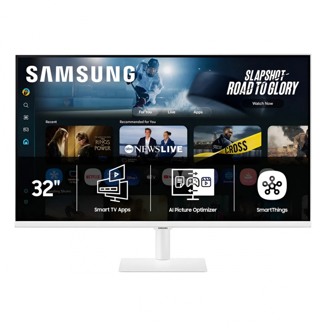 32 pulg M7 Smart UHD Monitor with Smart TV Apps and mobile connectivit