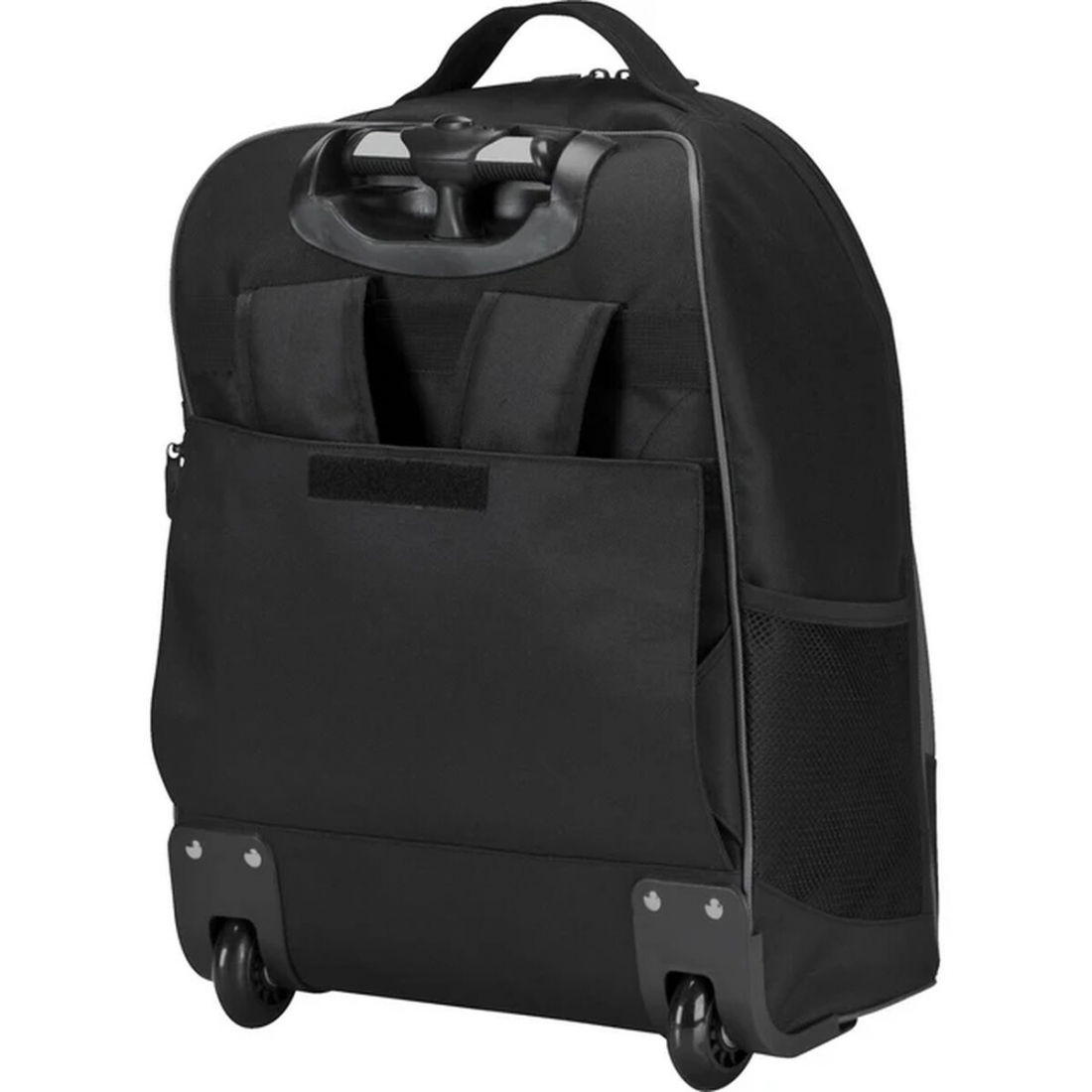 16 Compact Rolling Backpack, Black