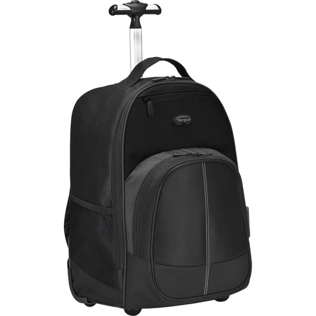 16 Compact Rolling Backpack, Black