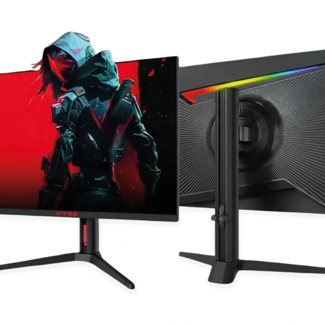 Monitor Vyse 27 4k Uhd Ips 60hz Hdmi 1ms Rotaci�n Vertical Negro