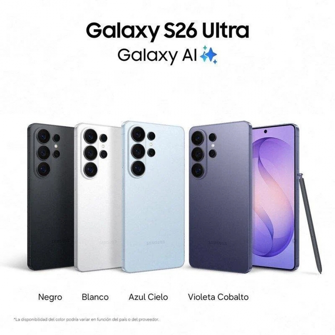 Samsung Galaxy S26 Ultra 12+256GB 5G Black Dual Sim