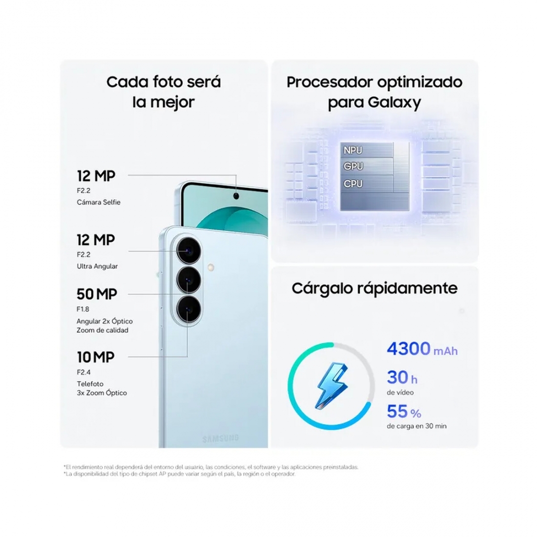 Samsung Galaxy S26 12+512GB 5G Smart Phone Sky Blue Dual Sim