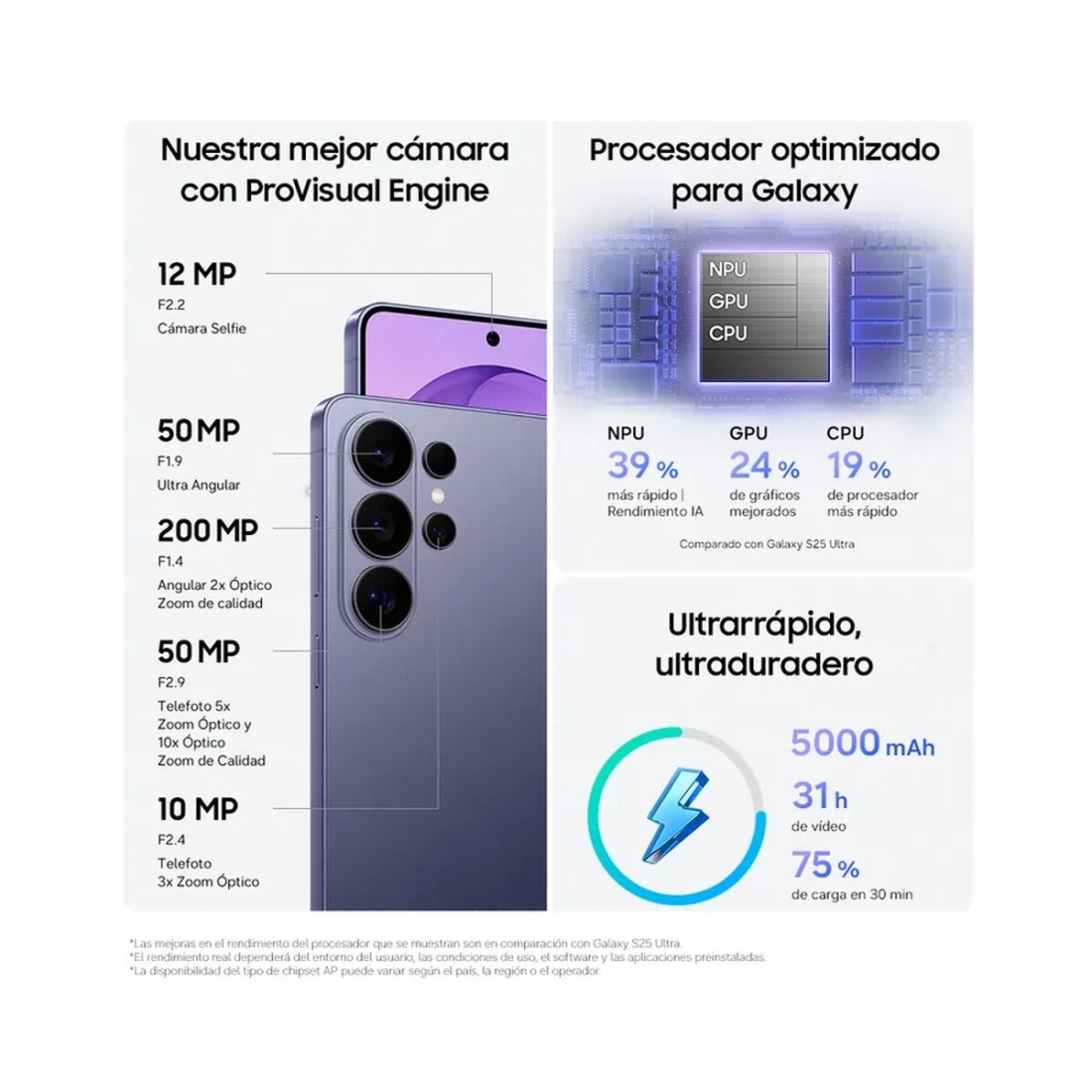 Samsung Galaxy S26 Ultra 12+256GB 5G Smartphone Sky Blue Dual Sim