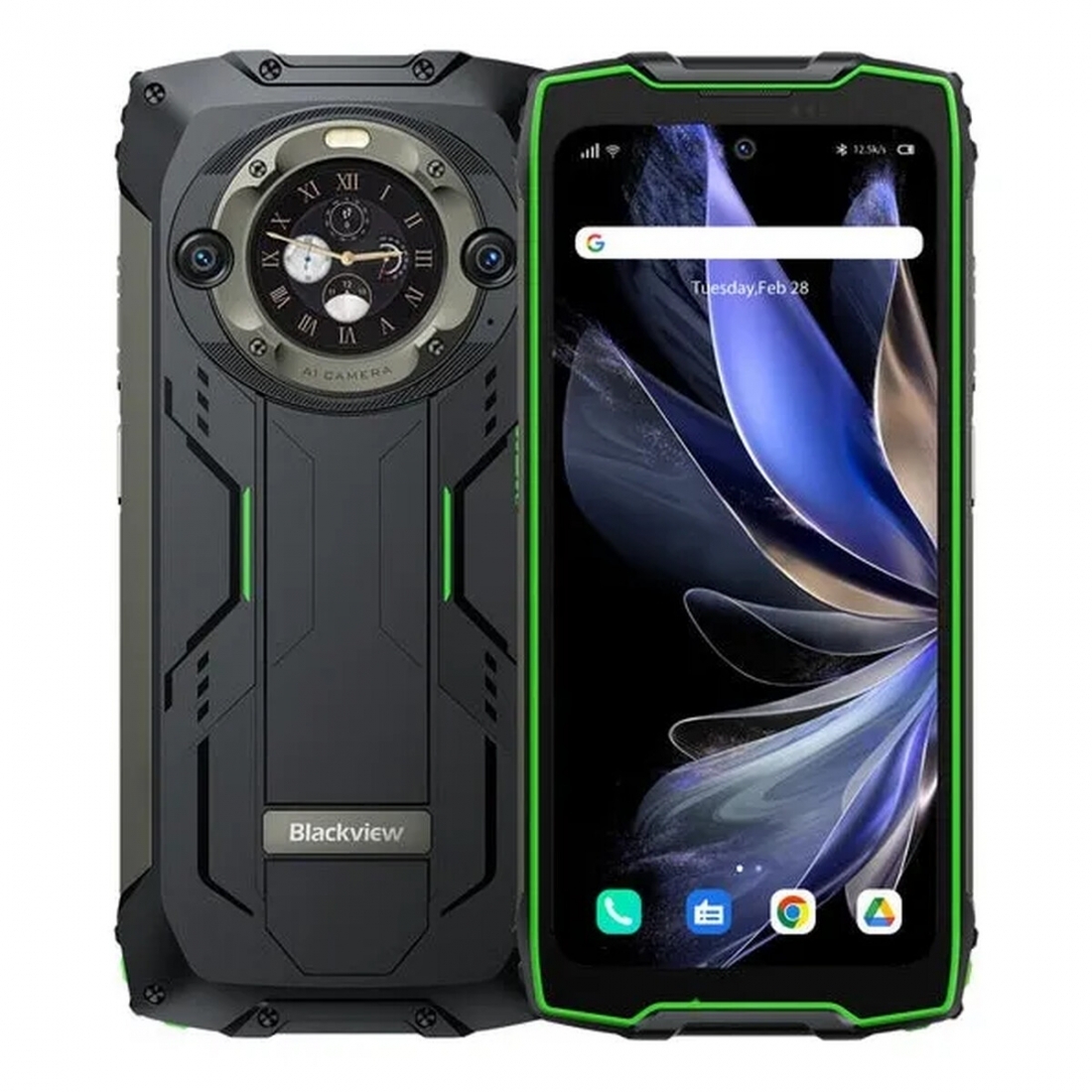 Blackview BV9300 PRO 6.7+1.3 12+256GB Green LTE DS Rugged US MT6789V/C