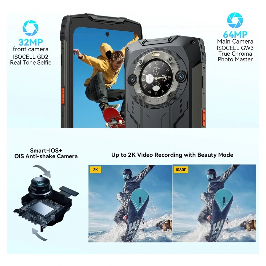 Blackview BV9300 PRO 6.7+1.3 12+256GB Green LTE DS Rugged US MT6789V/C