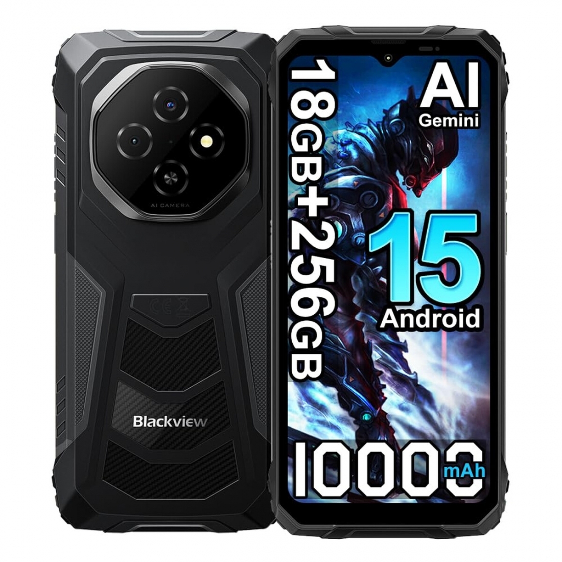 Blackview Fort 1 6.56 6+256GB Black LTE Dual Sim