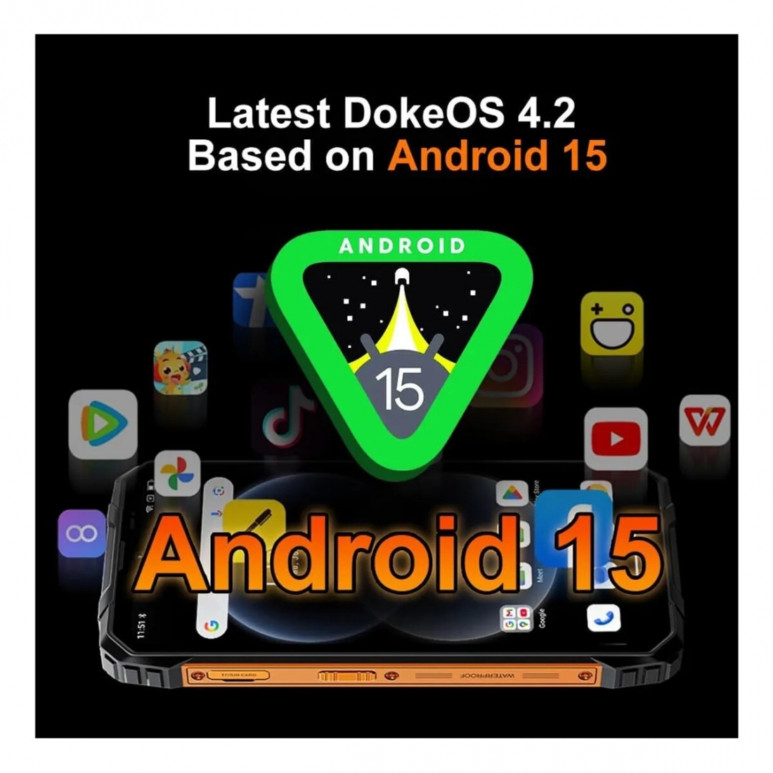 Blackview Fort 1 6.56 6+256GB Green LTE Dual Sim