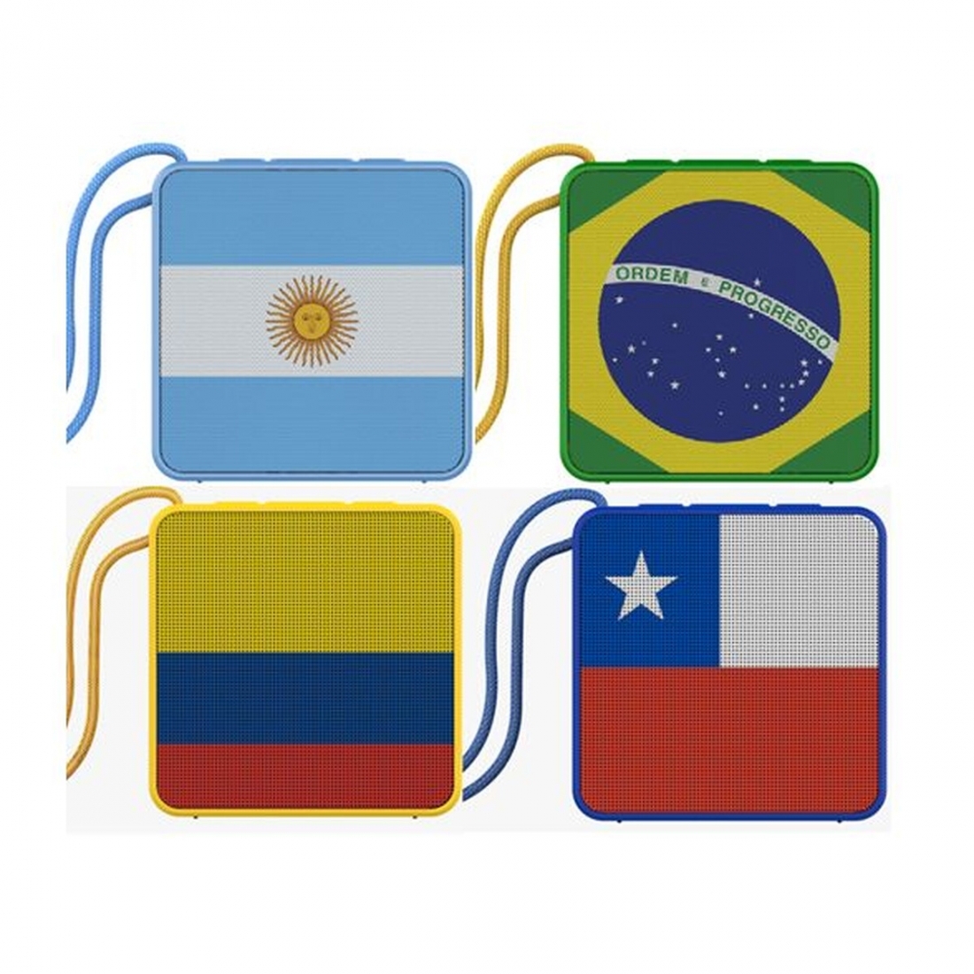 55W PORTABLE BT SPEAKER/IPX7 COLOMBIA FLAG