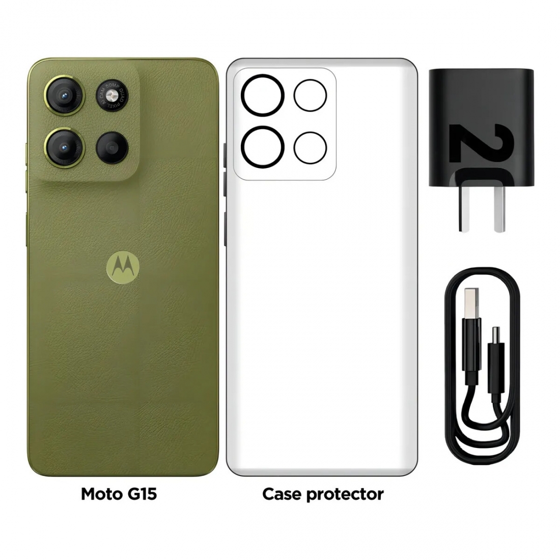 Motorola G15 Iguana (Verde) Dual Sim 4+256GB PB6D0029CR