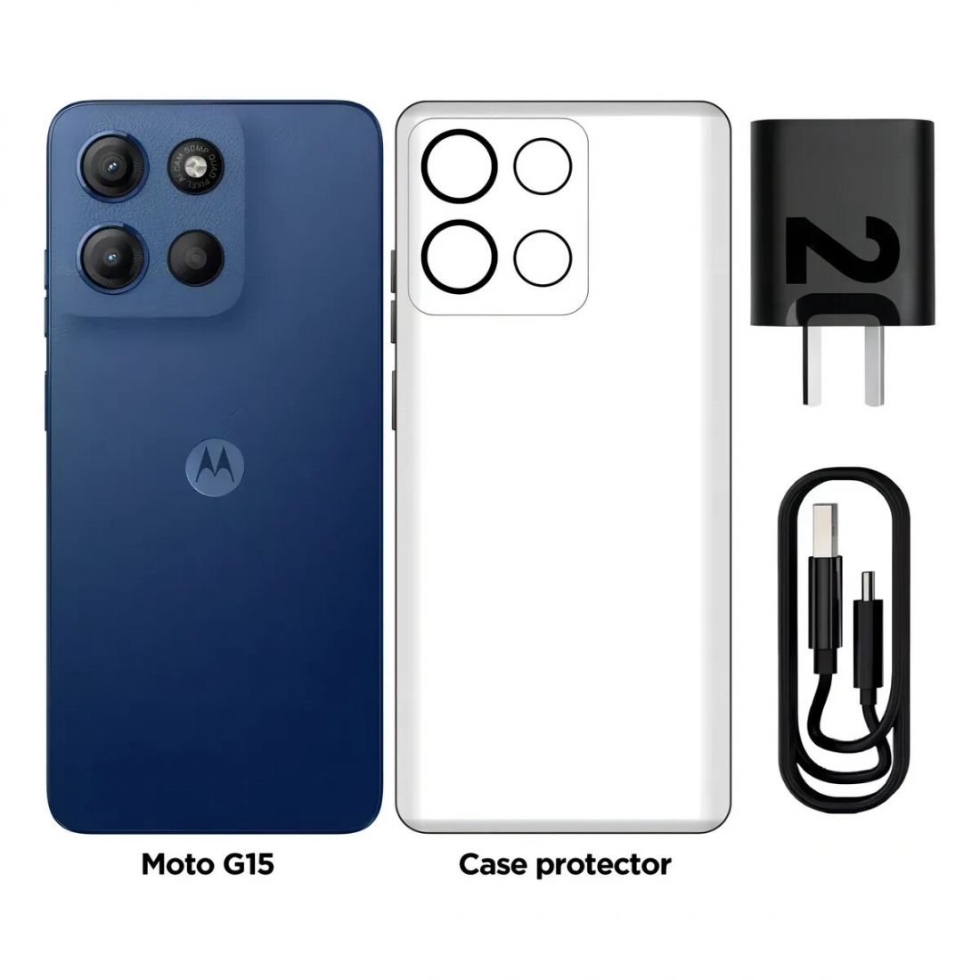 Motorola G15 Navy Peony (Azul Oscuro) Dual Sim 4+512GB PB6D0086CR