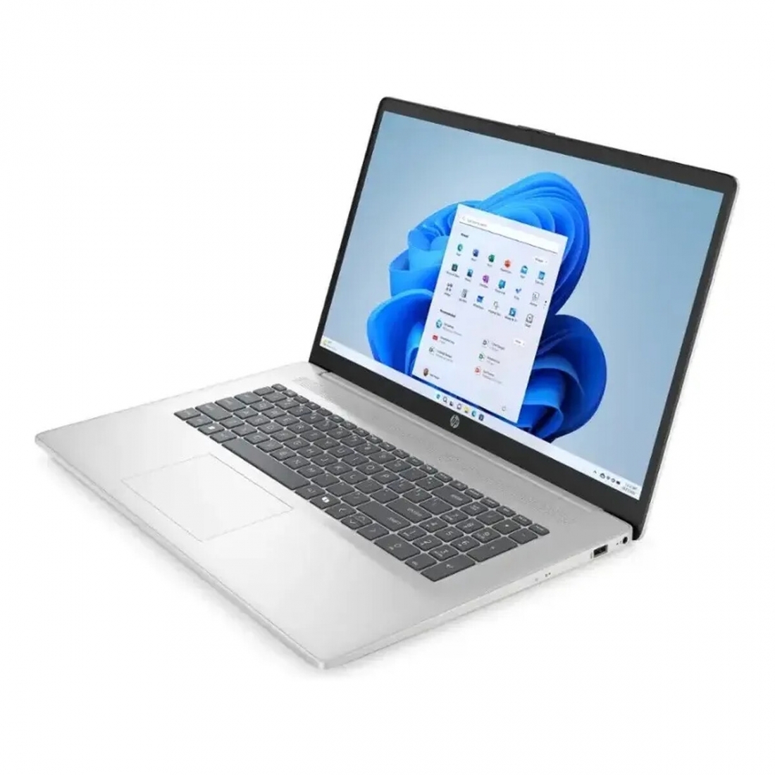 HP 17.3 FHD LapTop - AMD Ryzen 5-7520U, 8GB RAM, 512GB SSD, Natural Si