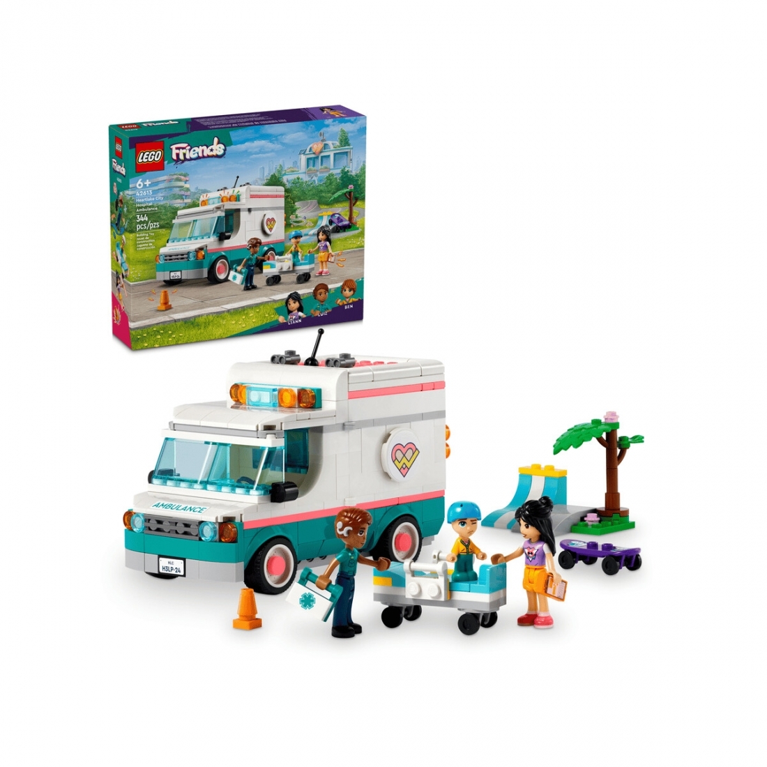 LEGO Friends Heartlake City Hospital Ambulance Set 42613