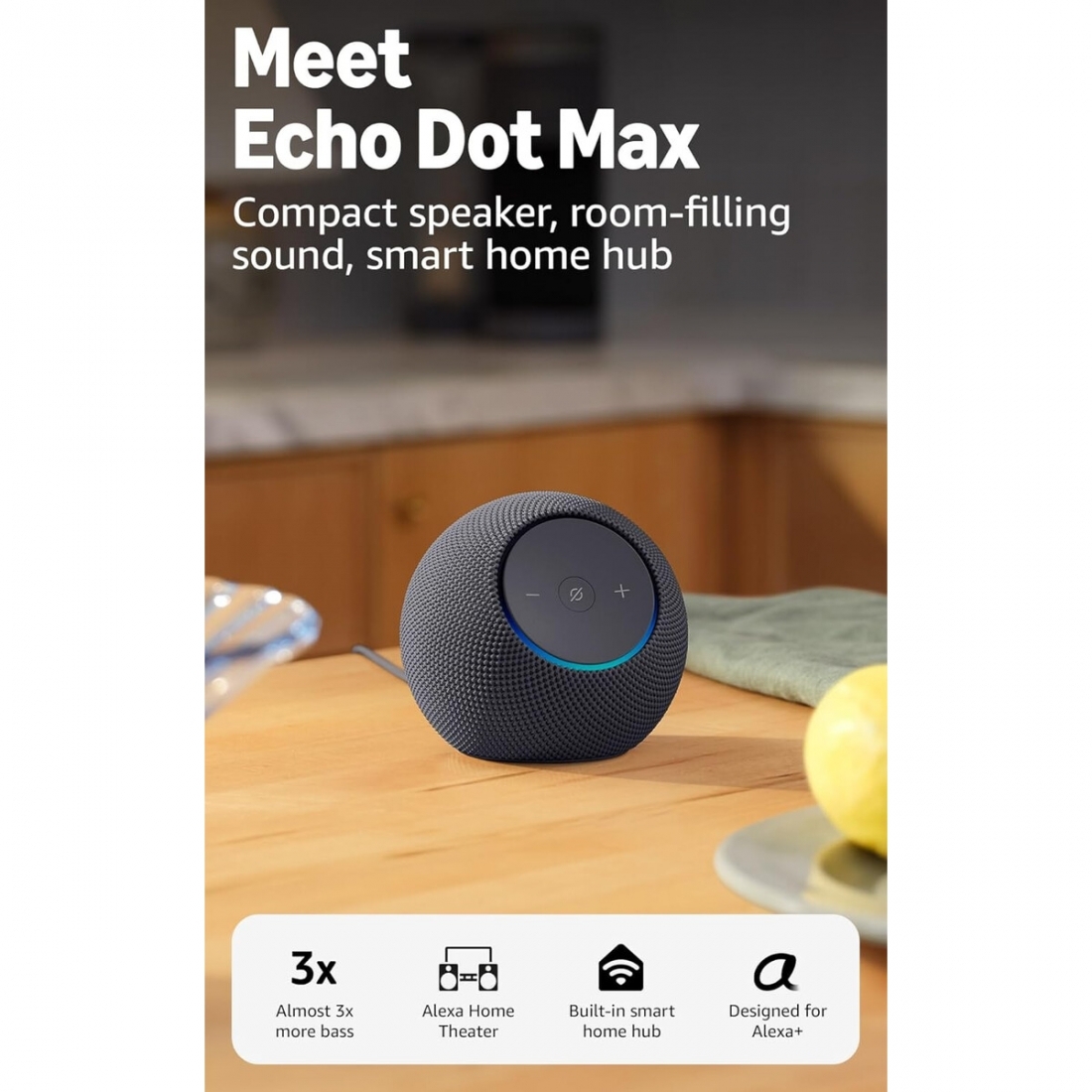 Amazon Echo Dot Max Graphite (B0D6SX8VLQ)