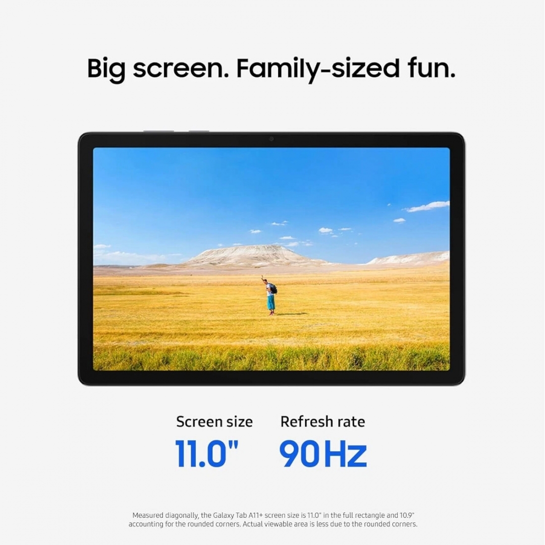 Samsung Galaxy Tab A11+ 11 6+128GB Wifi Gray, Enterprise Edition