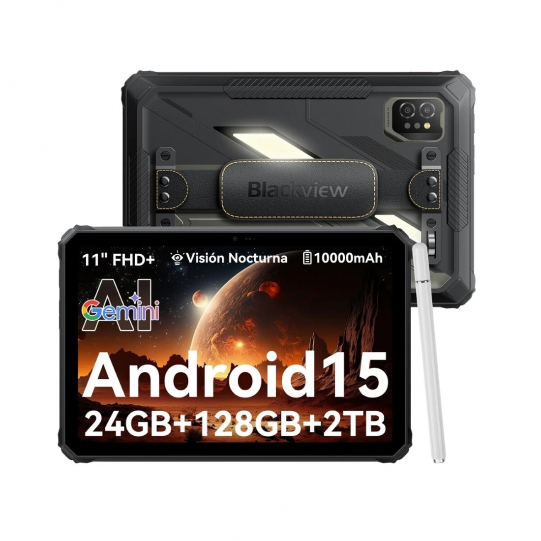 Blackview Tab Active 7 11 8/128GB LTE DS Rugged, Black