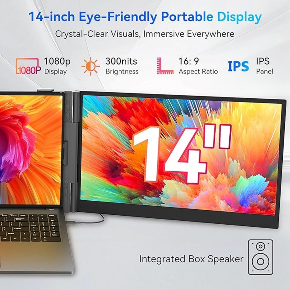 Blackview Ext. Monitor 14 TRIPLE Vision (DCM6), 1920x1080 Pixels,60Hz,