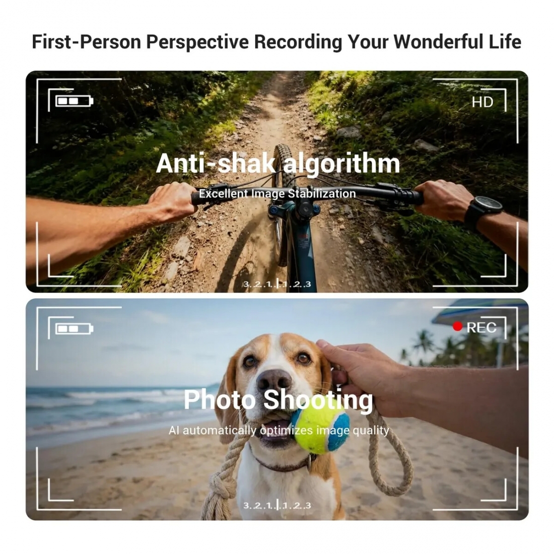 Blackview Smart Sunglasses BV100 - Photo/Video/AI Voice Interaction -B