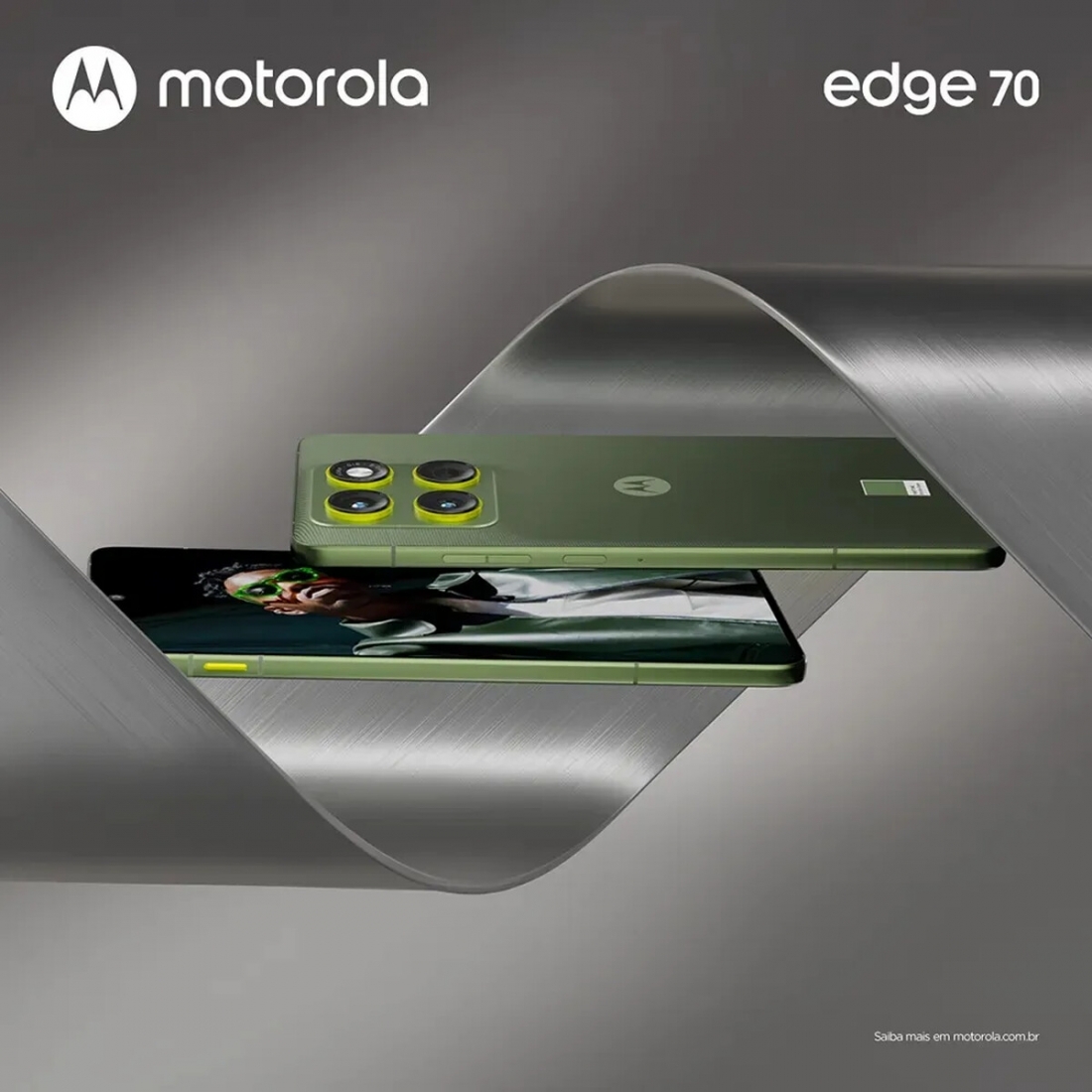Motorola Edge 70 Fusion Sporting Green (Verde) Dual Sim 8+256GB PBBB00