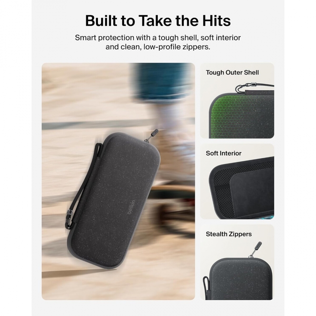 Belkin Case for Nintendo Switch 2, Travel - Charcoal