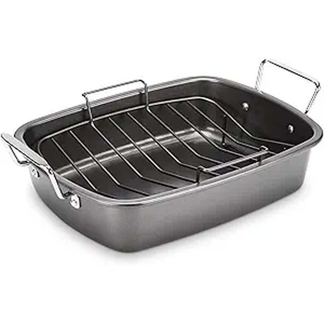Asadera Cuisinart 16� Antiadherente Con Rejilla