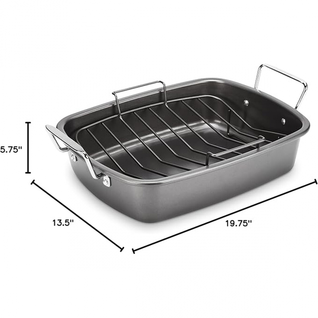 Asadera Cuisinart 16� Antiadherente Con Rejilla