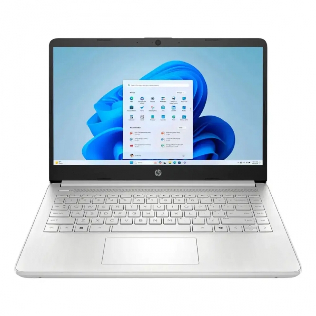 HP 14 HD LapTop - Intel N150 Processor, 4GB RAM, 128GB UFS, Willow Gre