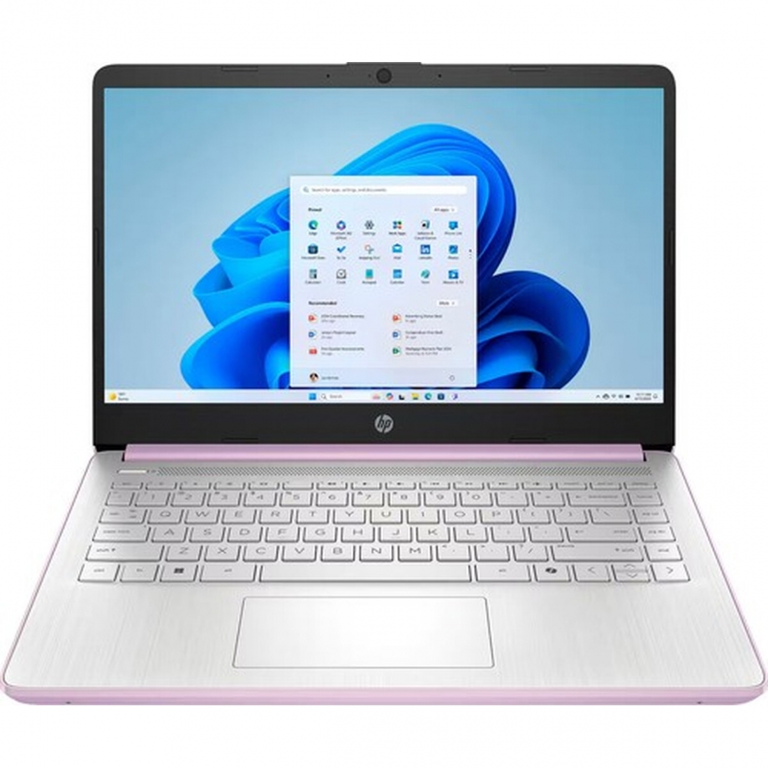 HP 14 HD LapTop - Intel N150 Processor, 4GB RAM, 128GB UFS, Honey Lave