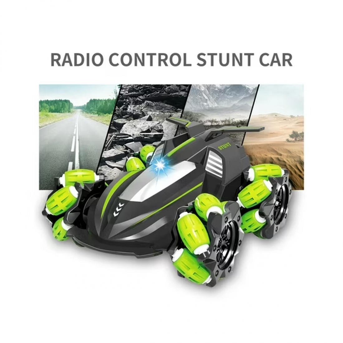Auto RC Stunt 360� 4WD Off Road Mundo Toys