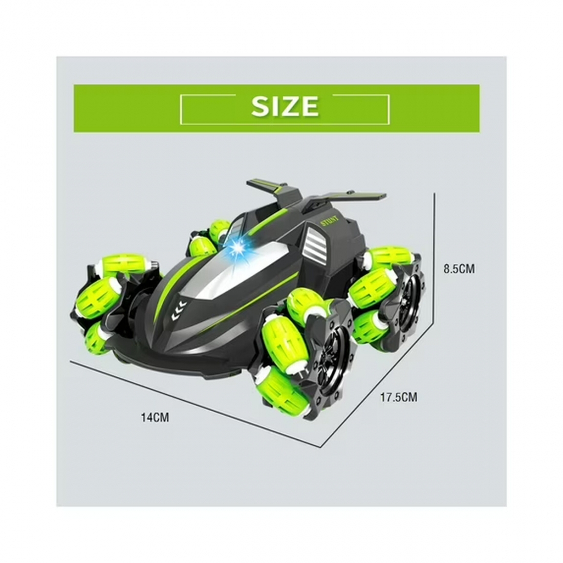 Auto RC Stunt 360� 4WD Off Road Mundo Toys