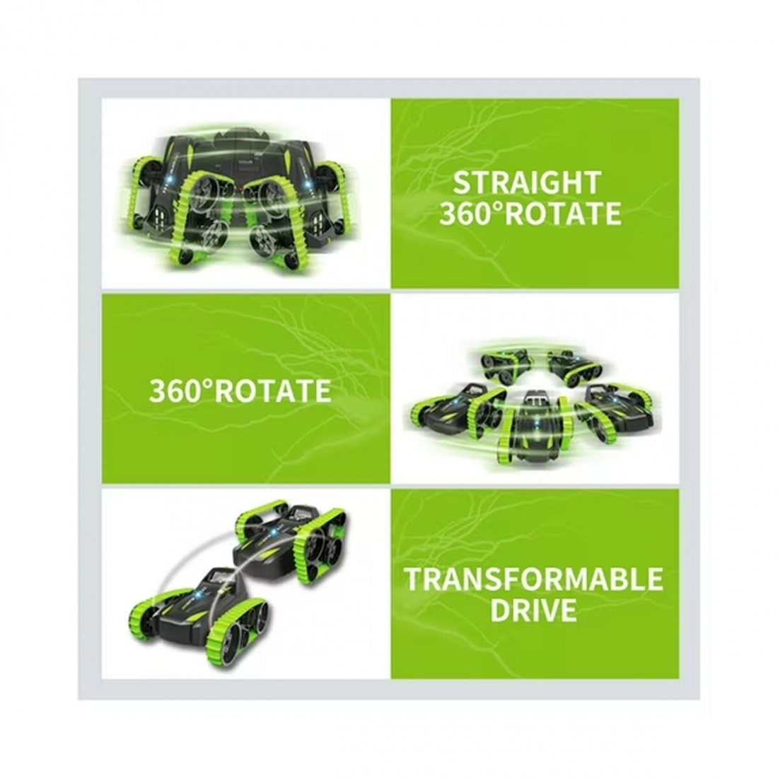 Auto RC Stunt Transformable 360� Mundo Toys