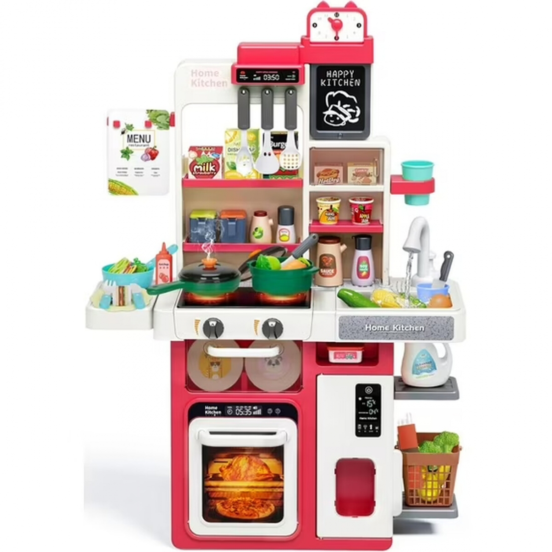 Cocina Infantil Mundo Toys Luz Sonido 63 Pzs